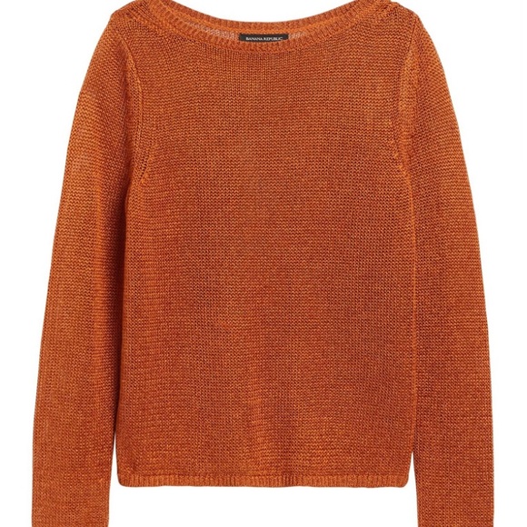 Banana Republic Linen-blend Boat Neck Sweater